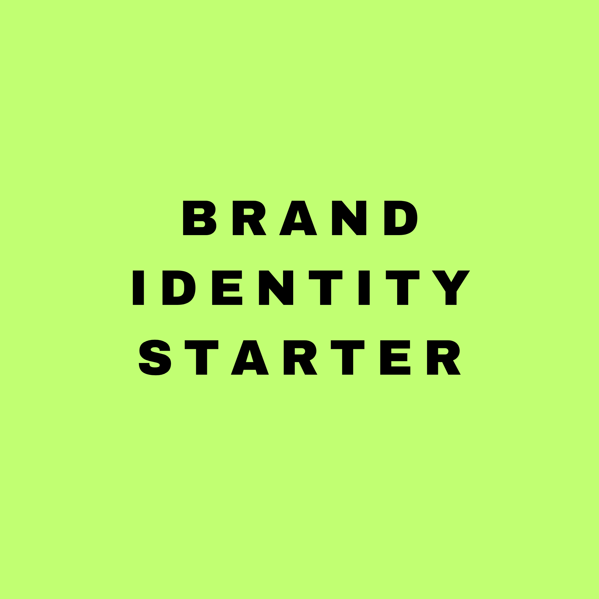 Brand Identity Starter